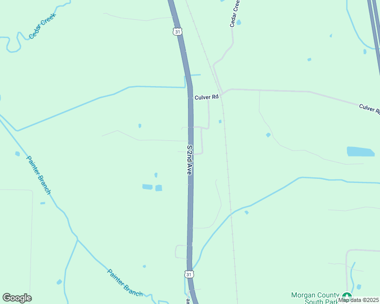 map of restaurants, bars, coffee shops, grocery stores, and more near 4047 South 2nd Avenue in Falkville