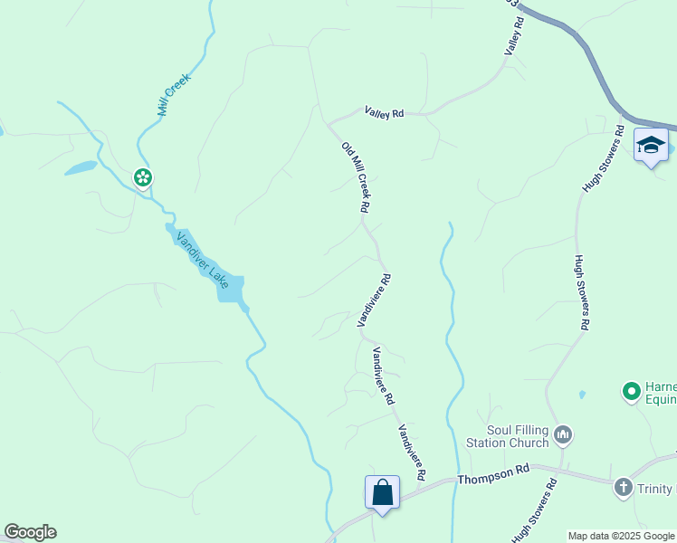 map of restaurants, bars, coffee shops, grocery stores, and more near 107 Parkwood Drive in Dawsonville