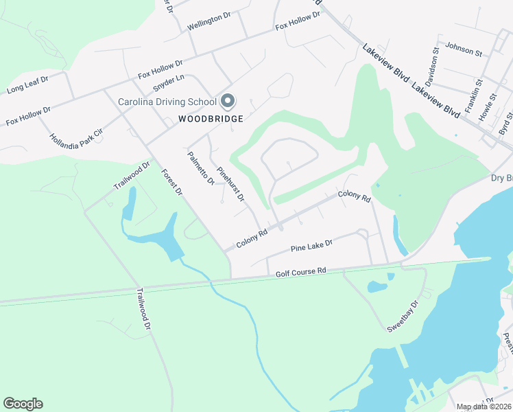 map of restaurants, bars, coffee shops, grocery stores, and more near 1102 Pinehurst Drive in Hartsville