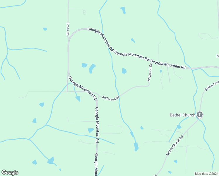 map of restaurants, bars, coffee shops, grocery stores, and more near 165 Anderson Drive in Guntersville