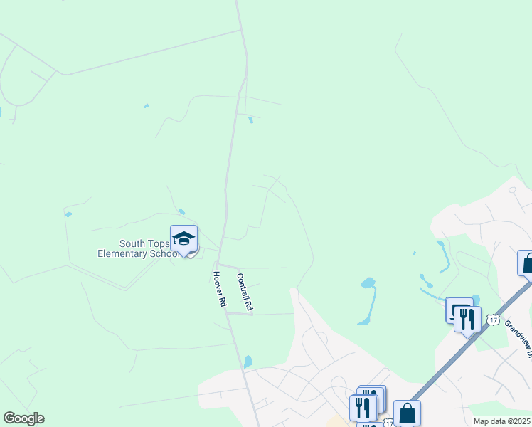 map of restaurants, bars, coffee shops, grocery stores, and more near 92 Cobbler Way in Hampstead