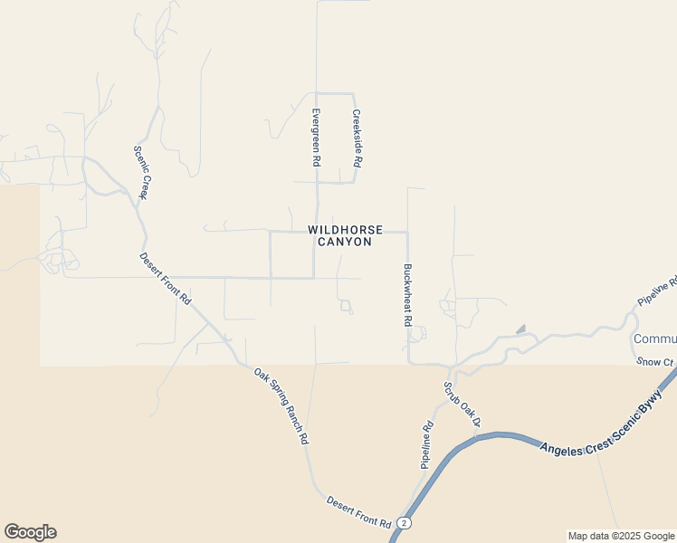 map of restaurants, bars, coffee shops, grocery stores, and more near 7505 Purple Sage Road in Wrightwood