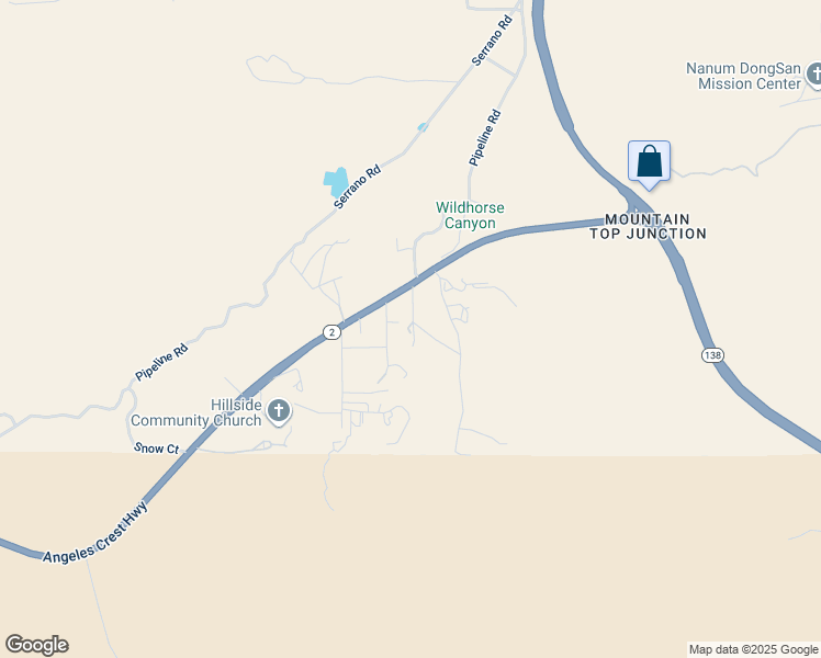 map of restaurants, bars, coffee shops, grocery stores, and more near 541 Rancho Road in Pinon Hills