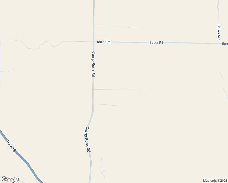 map of restaurants, bars, coffee shops, grocery stores, and more near 7385 Camp Rock Road in Lucerne Valley