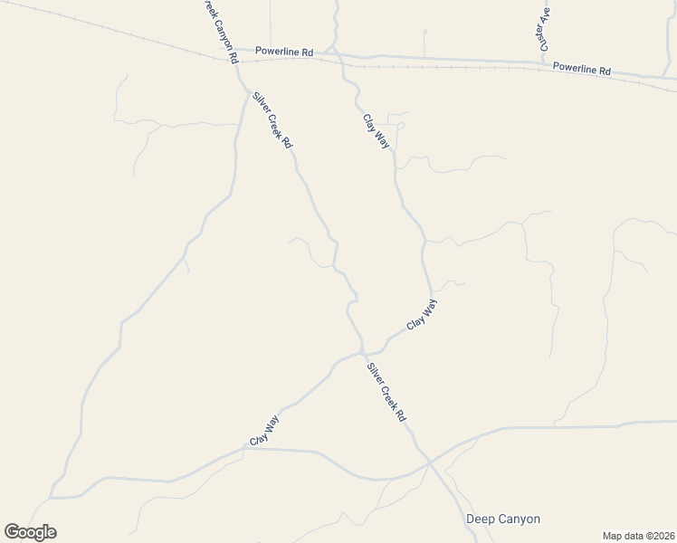 map of restaurants, bars, coffee shops, grocery stores, and more near Silver Creek Road in Lucerne Valley