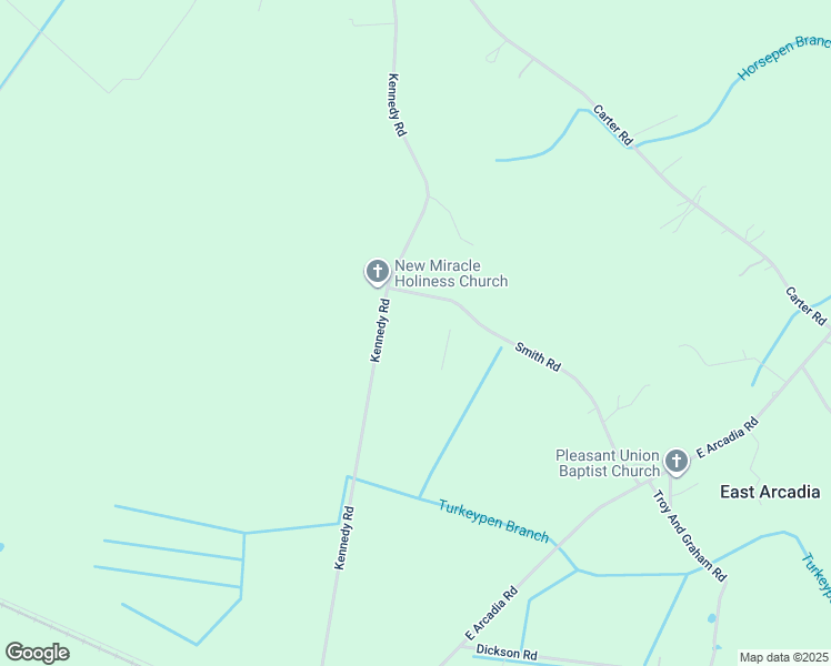 map of restaurants, bars, coffee shops, grocery stores, and more near 1731 Kennedy Road in Riegelwood