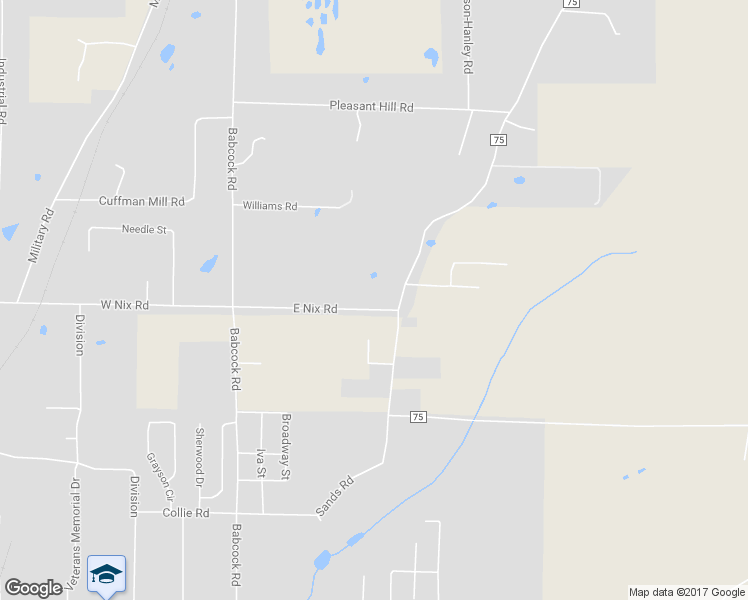 map of restaurants, bars, coffee shops, grocery stores, and more near 684 East Nix Road in Rockport