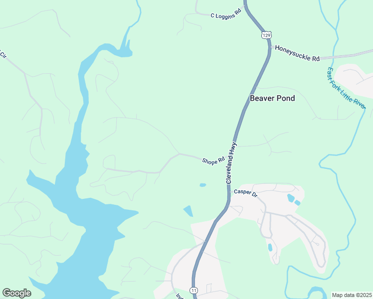 map of restaurants, bars, coffee shops, grocery stores, and more near 3668 Shope Road in Gainesville