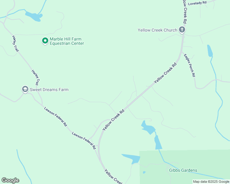 map of restaurants, bars, coffee shops, grocery stores, and more near 87 Marcus Court in Ball Ground