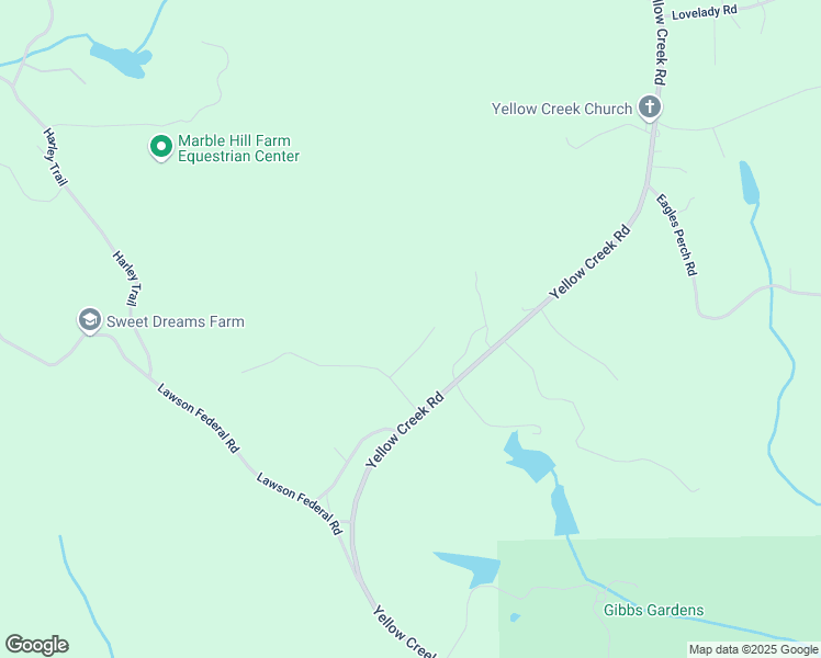 map of restaurants, bars, coffee shops, grocery stores, and more near 87 Marcus Court in Ball Ground
