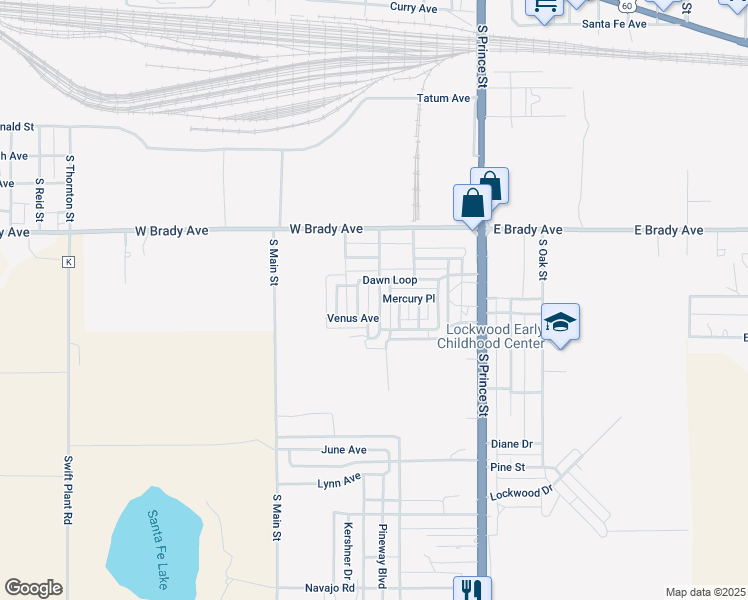 map of restaurants, bars, coffee shops, grocery stores, and more near 109 Dawn Loop in Clovis