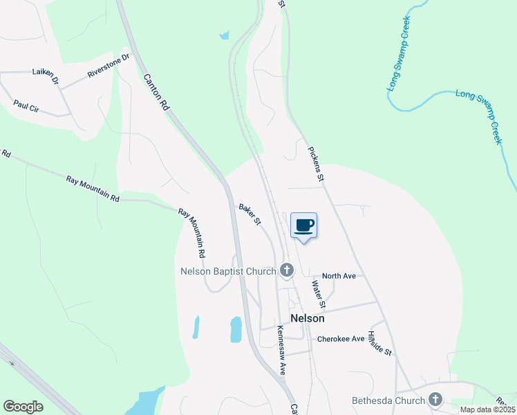 map of restaurants, bars, coffee shops, grocery stores, and more near 1584 Kennesaw Avenue in Jasper