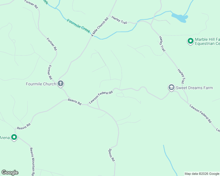 map of restaurants, bars, coffee shops, grocery stores, and more near 229 Lawson Federal Road in Ball Ground