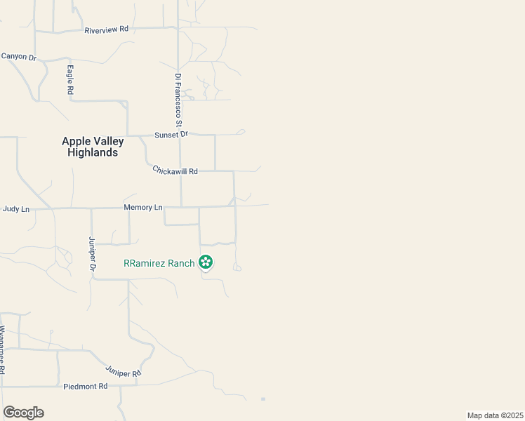 map of restaurants, bars, coffee shops, grocery stores, and more near 19157 Bear Valley Road in Apple Valley