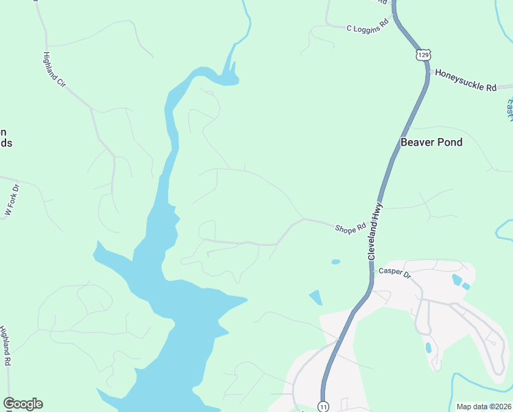 map of restaurants, bars, coffee shops, grocery stores, and more near 3733 James Ed Road in Gainesville