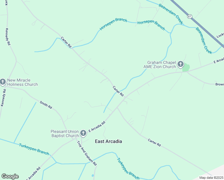 map of restaurants, bars, coffee shops, grocery stores, and more near 1220 Graham Road in Riegelwood