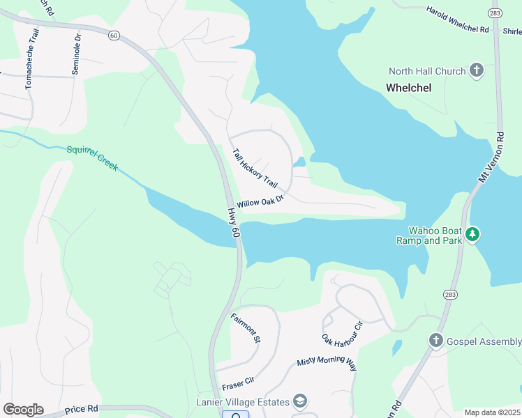 map of restaurants, bars, coffee shops, grocery stores, and more near 4221 Willow Oak Drive in Gainesville