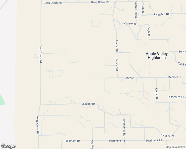 map of restaurants, bars, coffee shops, grocery stores, and more near 19934 Judy Lane in Apple Valley