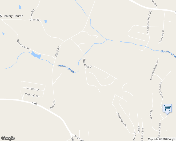 map of restaurants, bars, coffee shops, grocery stores, and more near 5405 Speckled Wood Lane in Gainesville