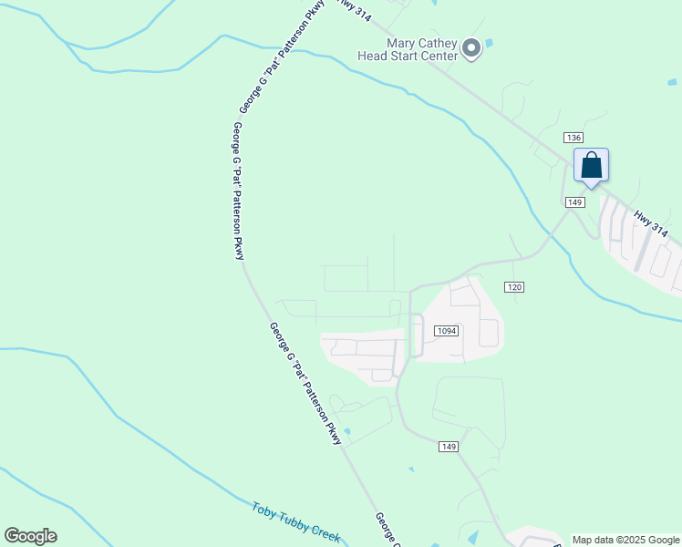 map of restaurants, bars, coffee shops, grocery stores, and more near 509 Bobby Street in Oxford