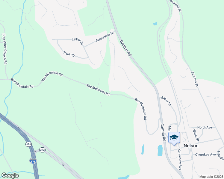 map of restaurants, bars, coffee shops, grocery stores, and more near 1327 Ray Mountain Road in Jasper