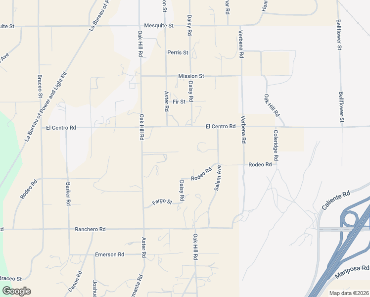 map of restaurants, bars, coffee shops, grocery stores, and more near Larch Street in Oak Hills