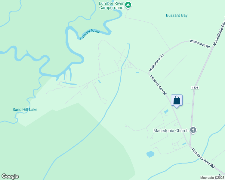 map of restaurants, bars, coffee shops, grocery stores, and more near 7799 Princess Ann Road in Evergreen