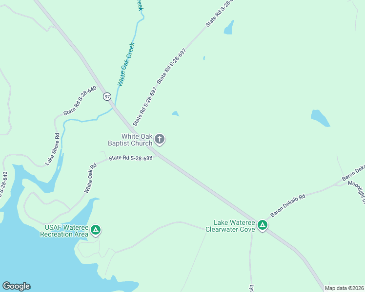 map of restaurants, bars, coffee shops, grocery stores, and more near 2622 John G Richards Road in Camden