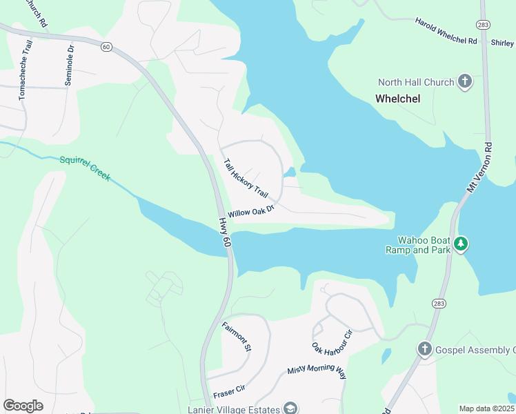 map of restaurants, bars, coffee shops, grocery stores, and more near 4221 Willow Oak Drive in Gainesville