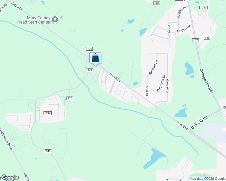 map of restaurants, bars, coffee shops, grocery stores, and more near 127 Greystone Boulevard in Oxford