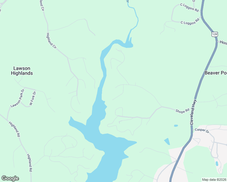 map of restaurants, bars, coffee shops, grocery stores, and more near 3833 James Ed Road in Gainesville