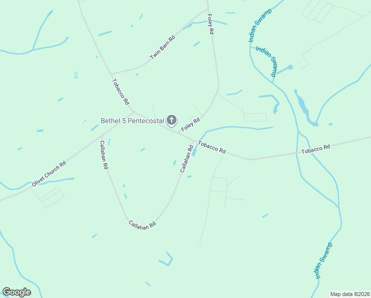 map of restaurants, bars, coffee shops, grocery stores, and more near 597-957 Callahan Road in Orrum