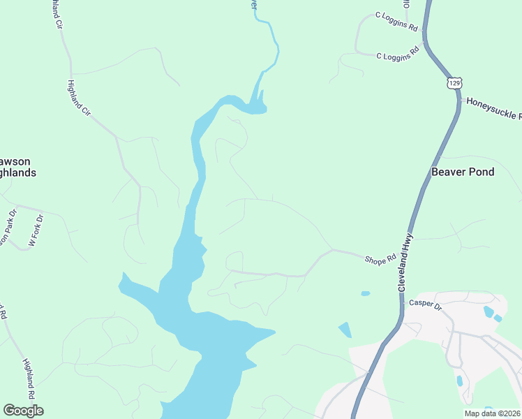 map of restaurants, bars, coffee shops, grocery stores, and more near 3767 James Ed Road in Gainesville