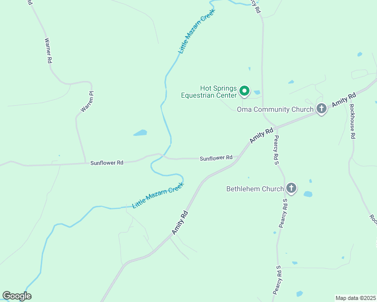 map of restaurants, bars, coffee shops, grocery stores, and more near 200 Sunflower Road in Bonnerdale
