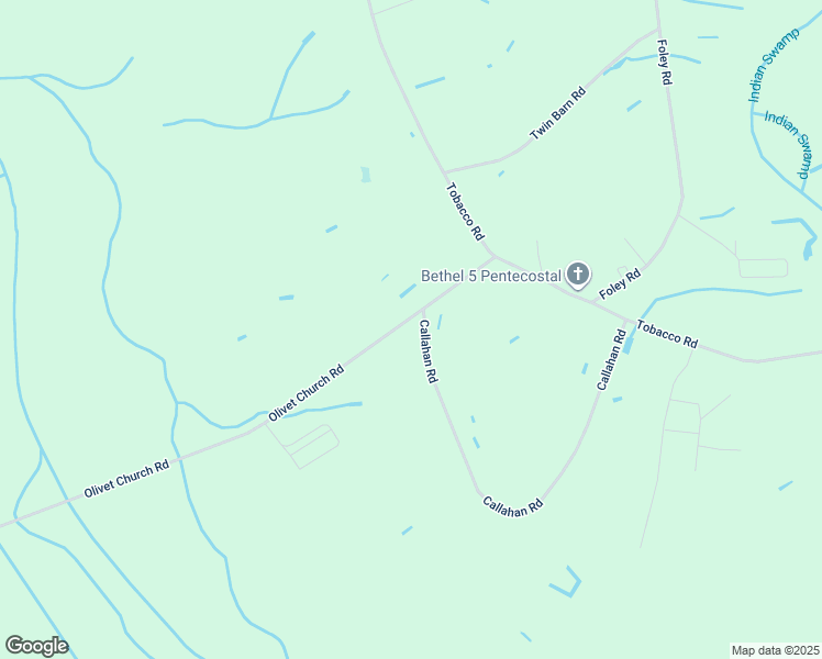 map of restaurants, bars, coffee shops, grocery stores, and more near 239 Olivet Church Road in Orrum