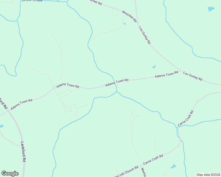 map of restaurants, bars, coffee shops, grocery stores, and more near 649 Adams Town Road in Bowersville