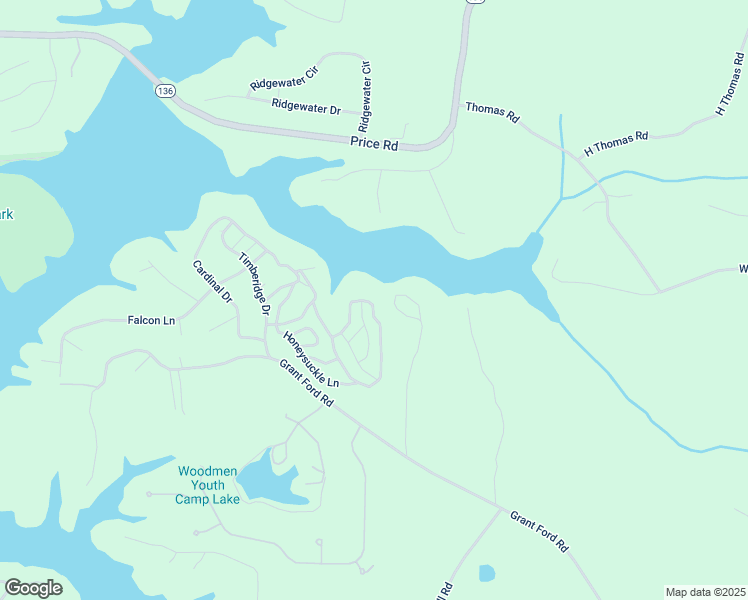 map of restaurants, bars, coffee shops, grocery stores, and more near 6611 Lakeshore Drive in Gainesville