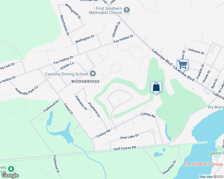 map of restaurants, bars, coffee shops, grocery stores, and more near 1316 Salem Road in Hartsville