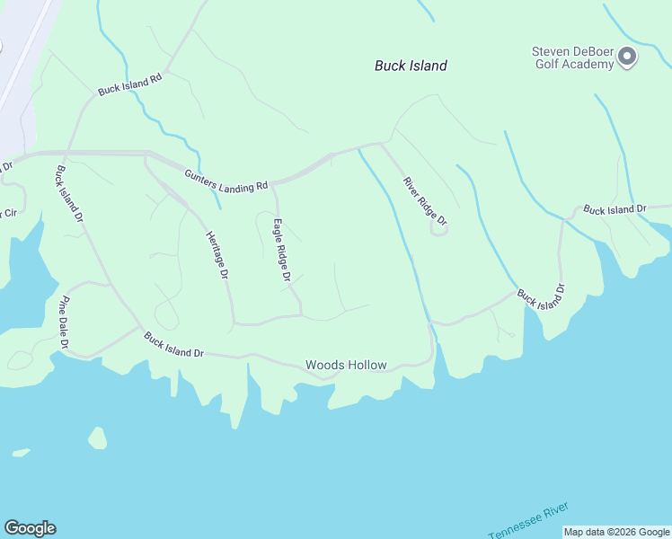 map of restaurants, bars, coffee shops, grocery stores, and more near 100 Chittomwood Drive in Guntersville