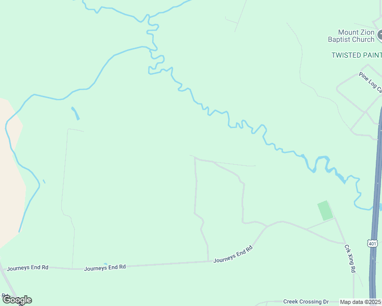 map of restaurants, bars, coffee shops, grocery stores, and more near 420 Journeys End Road in Darlington