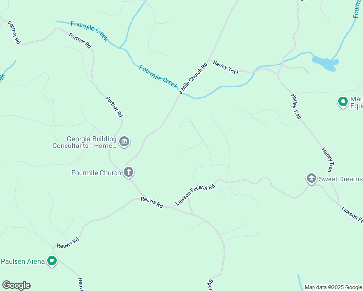 map of restaurants, bars, coffee shops, grocery stores, and more near 76 Saddle Court in Ball Ground