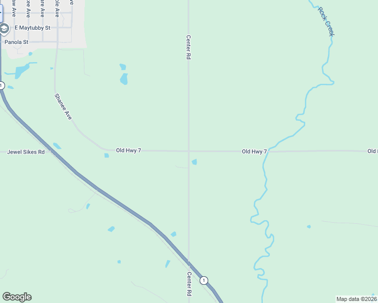 map of restaurants, bars, coffee shops, grocery stores, and more near Center Road in Johnston County