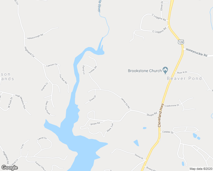 map of restaurants, bars, coffee shops, grocery stores, and more near 3762 James Ed Road in Gainesville