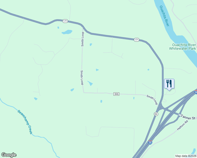 map of restaurants, bars, coffee shops, grocery stores, and more near 910 Smith Loop in Malvern