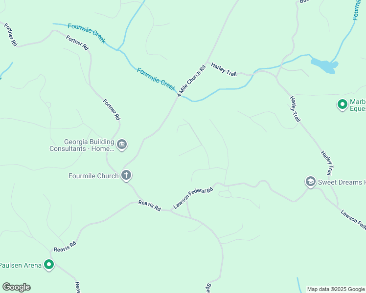 map of restaurants, bars, coffee shops, grocery stores, and more near 76 Saddle Court in Ball Ground