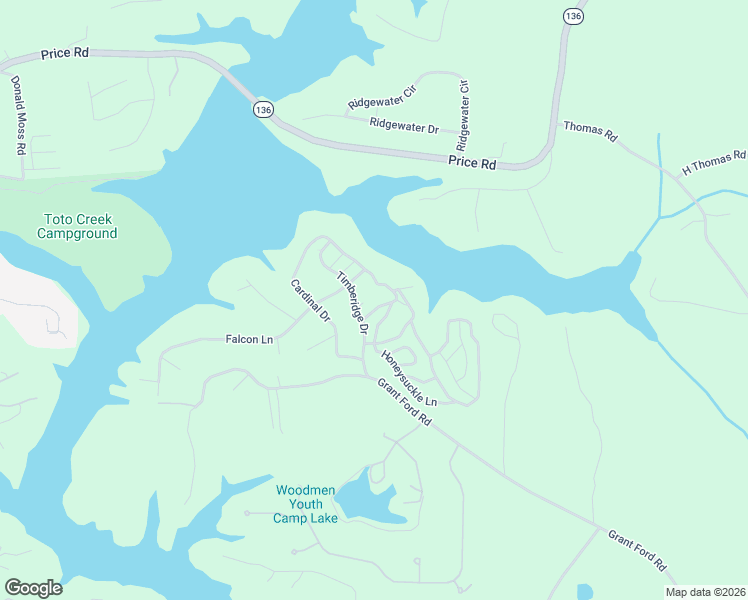 map of restaurants, bars, coffee shops, grocery stores, and more near 6414 Pinewood Trail in Gainesville