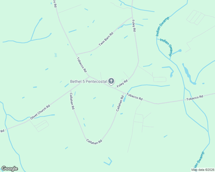 map of restaurants, bars, coffee shops, grocery stores, and more near 6152 Tobacco Road in Orrum