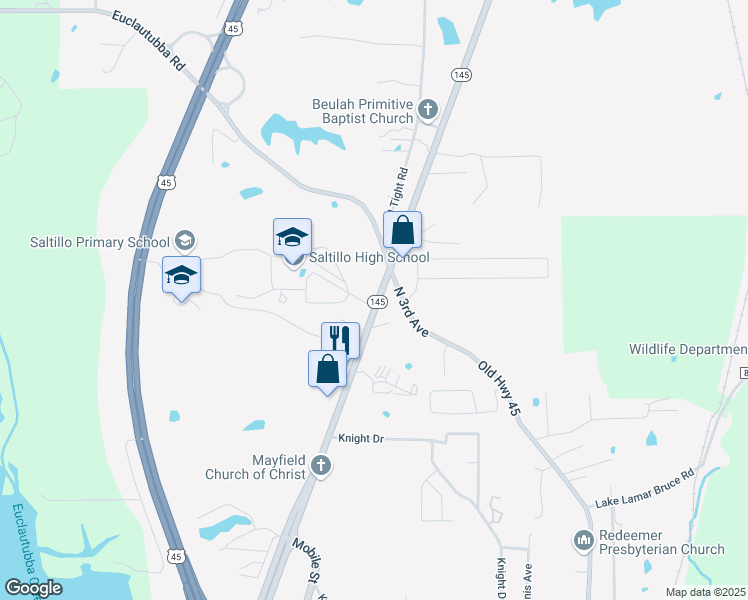 map of restaurants, bars, coffee shops, grocery stores, and more near in Saltillo