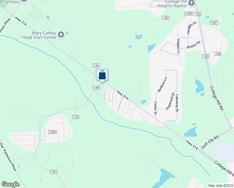 map of restaurants, bars, coffee shops, grocery stores, and more near 503 Clearbrook Drive in Oxford