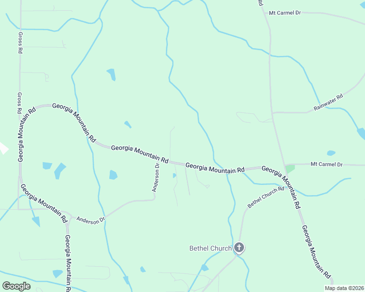 map of restaurants, bars, coffee shops, grocery stores, and more near 2960 Georgia Mountain Road in Guntersville